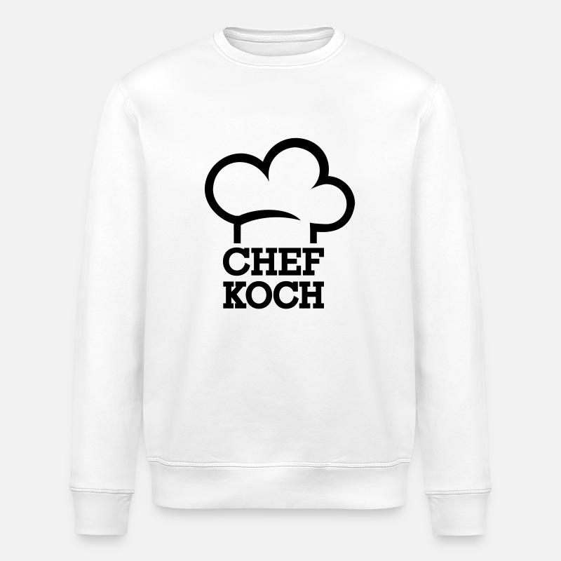Chef - Stanley/Stella ROLLER Unisex Organic Sweatshirt - white