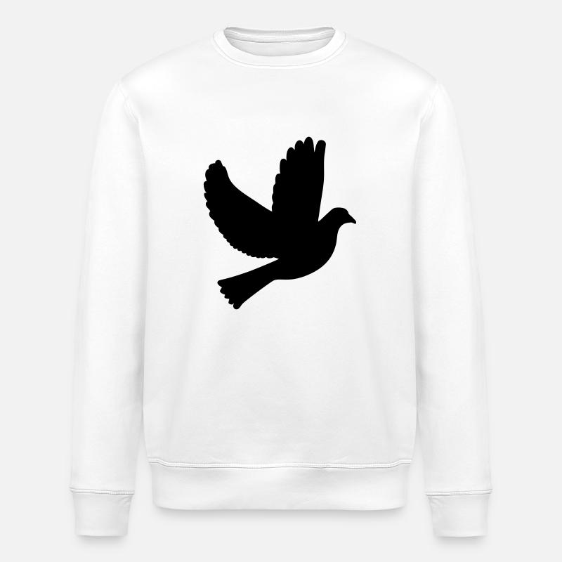 dove_f1 - Sweat bio ROLLER Stanley/Stella Unisexe - blanc