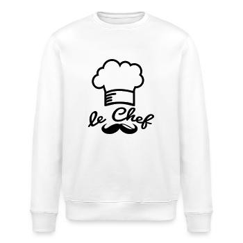 le_chef_f1 - Sweat bio ROLLER Stanley/Stella Unisexe - blanc - Devant - Nik (191cm)