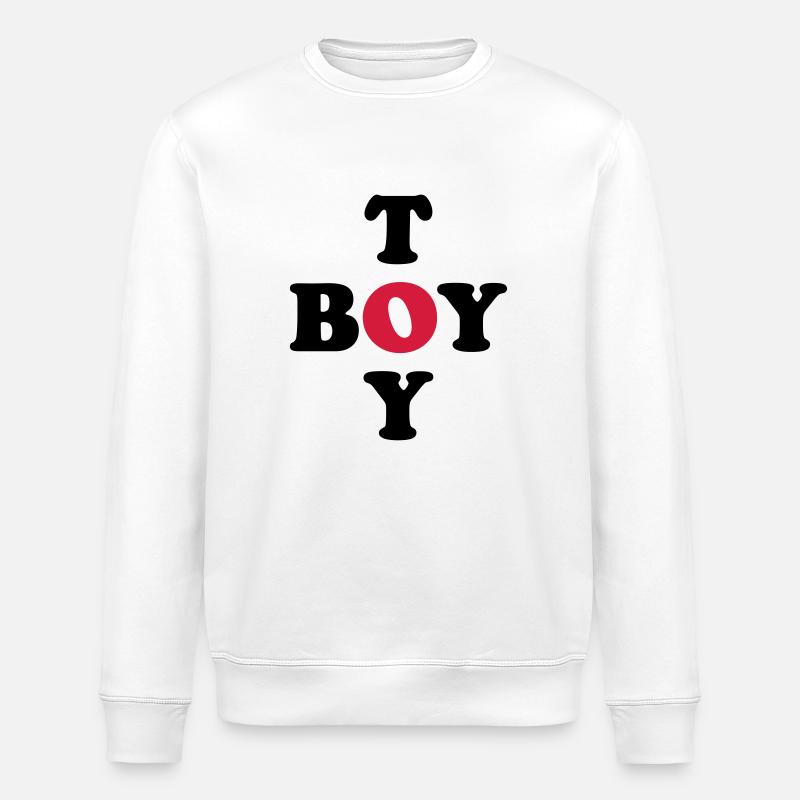 Toy Boy - Stanley/Stella Unisex Bio-Sweatshirt ROLLER - Weiß