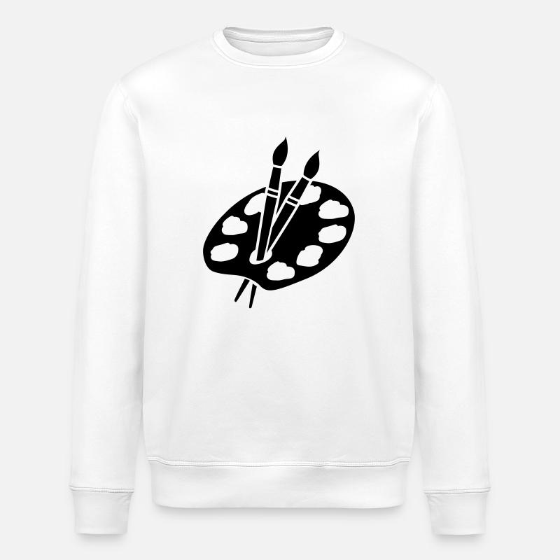 Peintre - Sweat bio ROLLER Stanley/Stella Unisexe - blanc