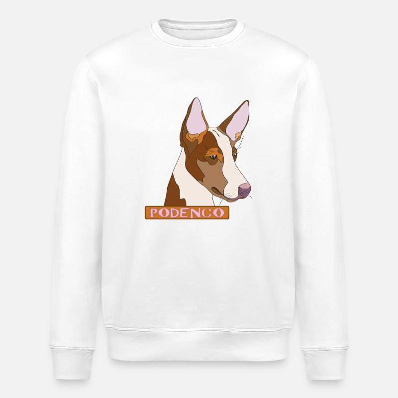 Podenco - Sweat bio ROLLER Stanley/Stella Unisexe - blanc