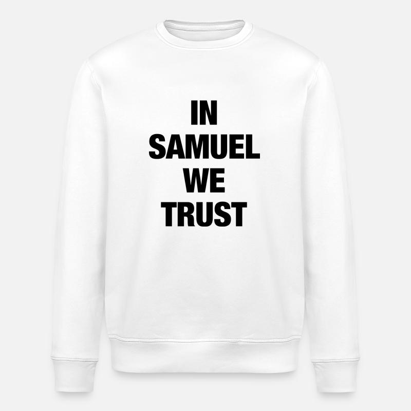 SAMUEL - Stanley/Stella Unisex Bio-Sweatshirt ROLLER - Weiß