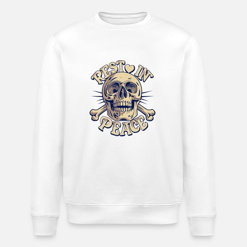 RIP - Stanley/Stella ROLLER Unisex Organic Sweatshirt - white
