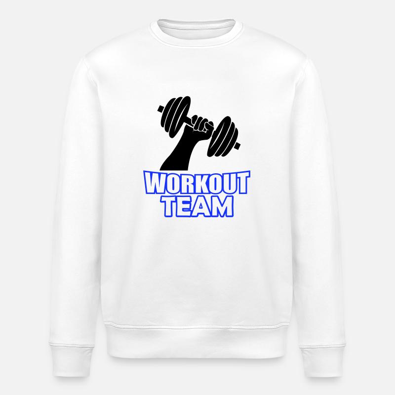 workout team - Stanley/Stella Unisex Bio-Sweatshirt ROLLER - Weiß