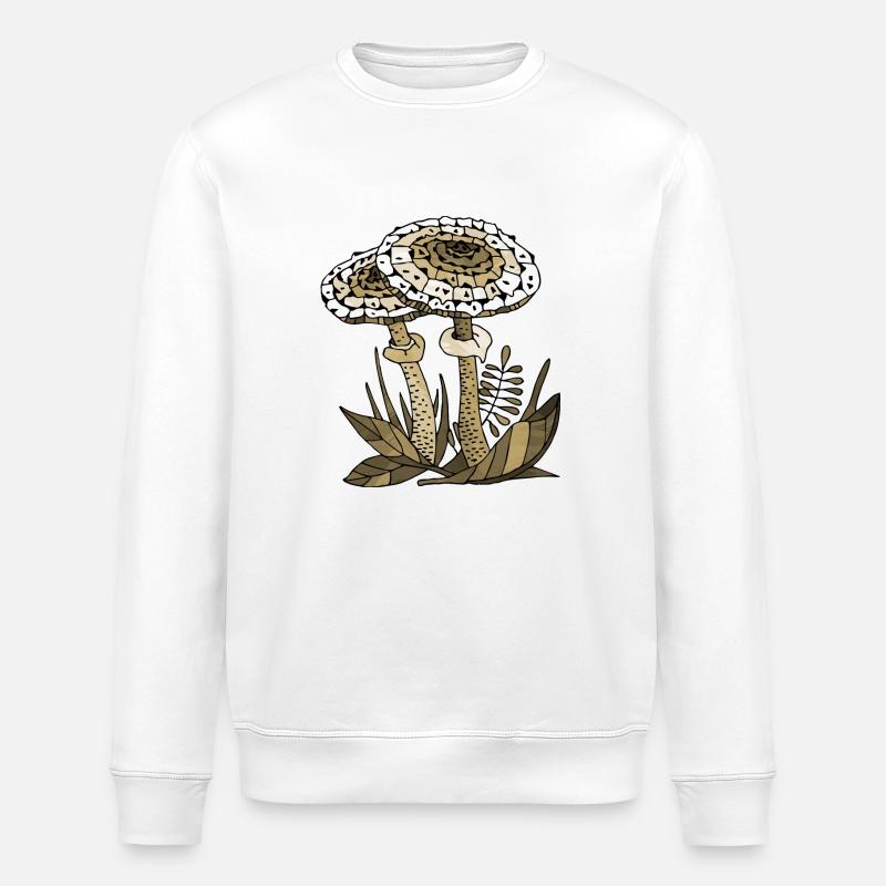 Mycètes - Sweat bio ROLLER Stanley/Stella Unisexe - blanc