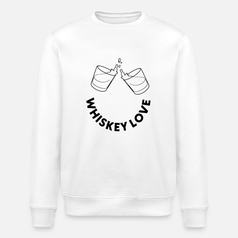 Whiskey - Stanley/Stella Unisex Bio-Sweatshirt ROLLER - Weiß