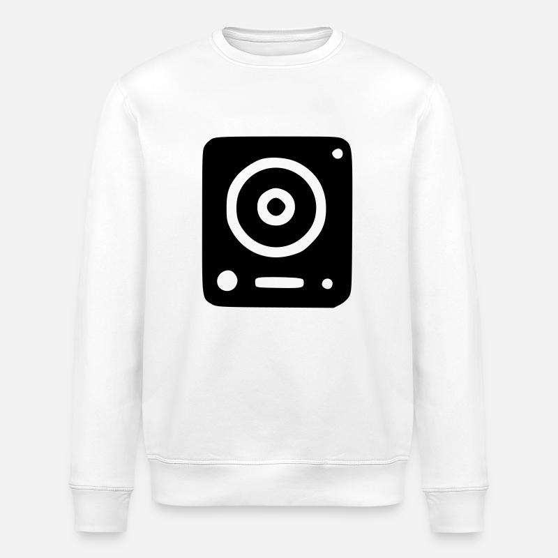 Enceinte musique - Sweat bio ROLLER Stanley/Stella Unisexe - blanc