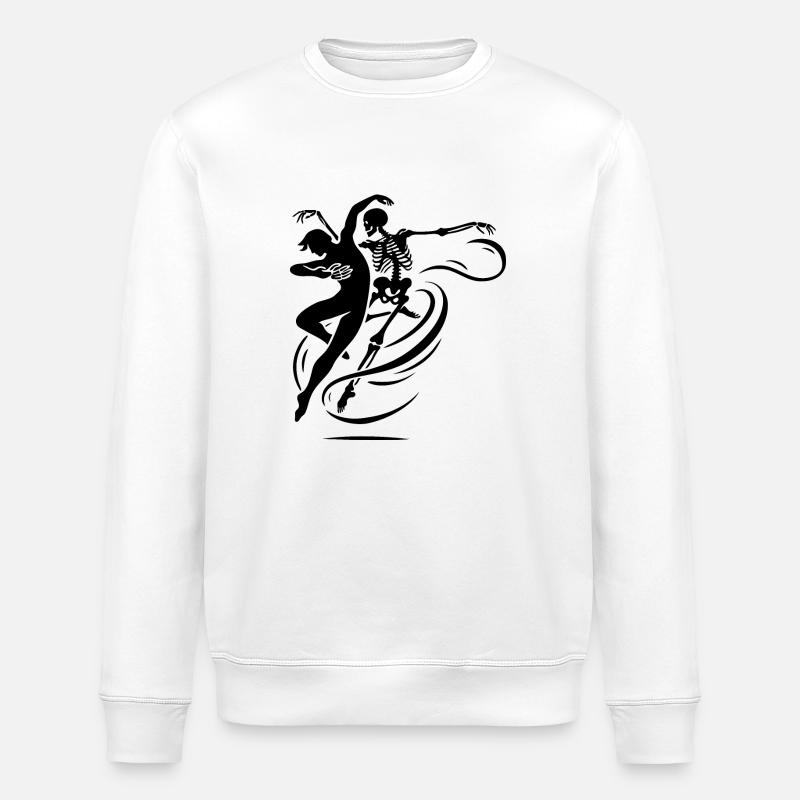 Danser avec la mort - Sweat bio ROLLER Stanley/Stella Unisexe - blanc