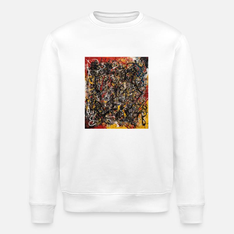 Abstrakt - Stanley/Stella Unisex Bio-Sweatshirt ROLLER - Weiß