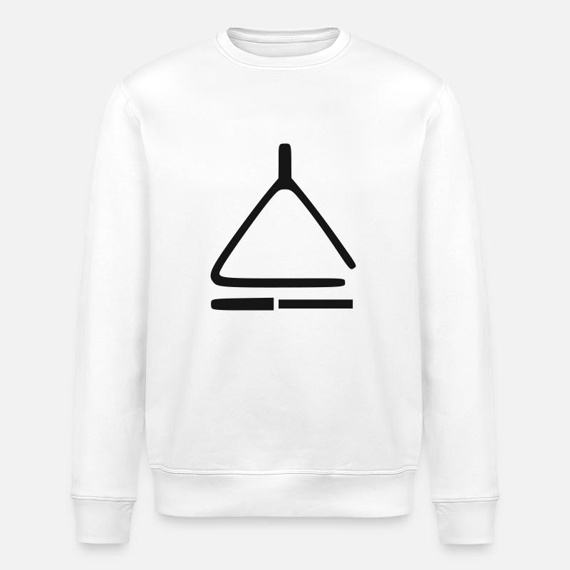 Triangle - Sweat bio ROLLER Stanley/Stella Unisexe - blanc