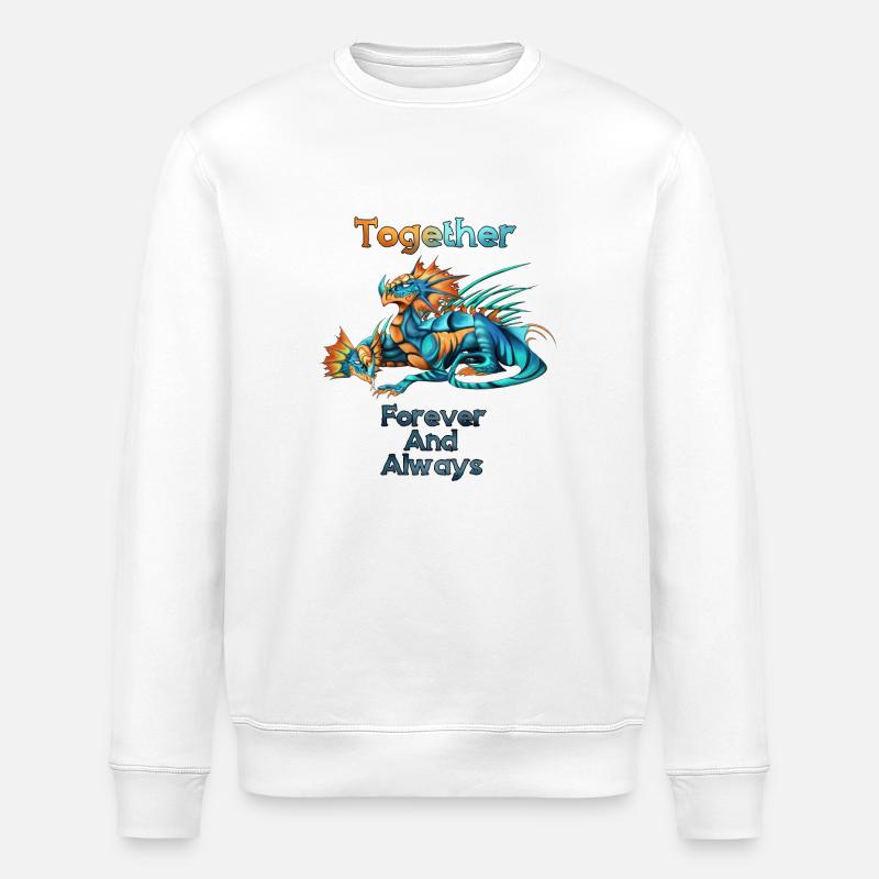 Das Leben einer Hydra - Stanley/Stella Unisex Bio-Sweatshirt ROLLER - Weiß