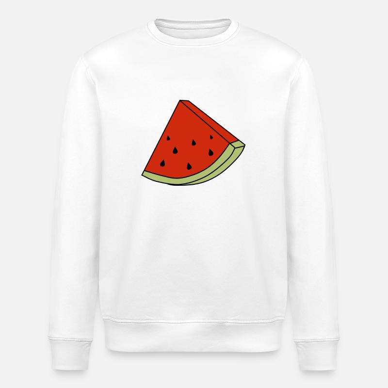 Melone melon summer - Stanley/Stella Unisex Bio-Sweatshirt ROLLER - Weiß