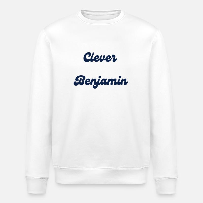 Clever Benjamin - Stanley/Stella Unisex Bio-Sweatshirt ROLLER - Weiß