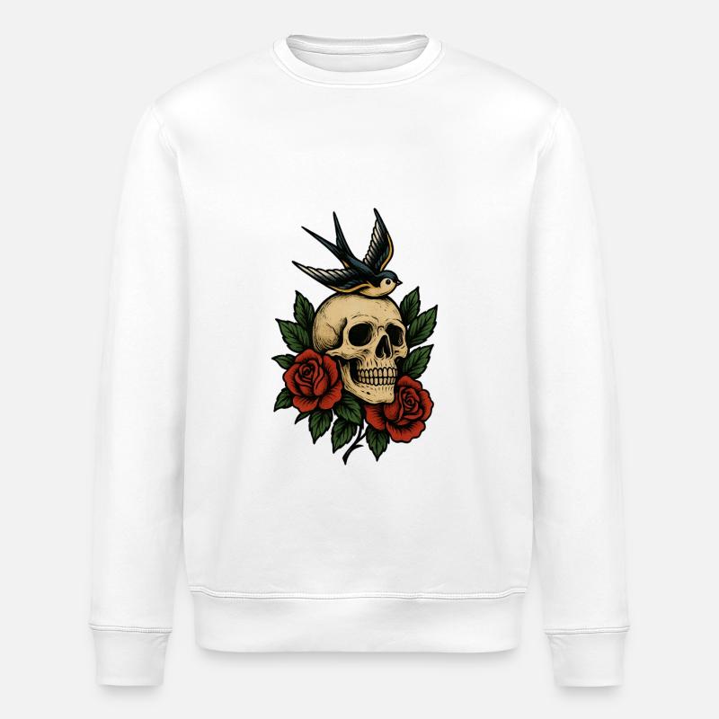 Éternelle Liberté - Sweat bio ROLLER Stanley/Stella Unisexe - blanc