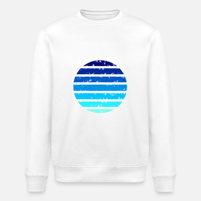 Gradient Circle N°1 - Stanley/Stella ROLLER Unisex Organic Sweatshirt - white