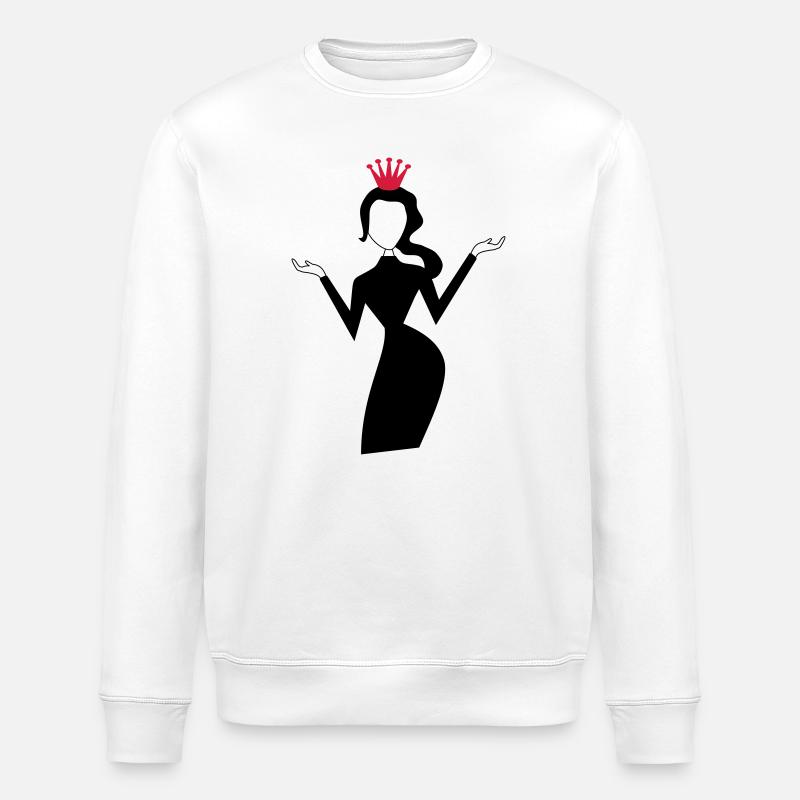 Top model - Stanley/Stella ROLLER Unisex Organic Sweatshirt - white