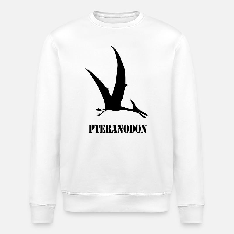 pteranodon - Stanley/Stella Unisex Bio-Sweatshirt ROLLER - Weiß