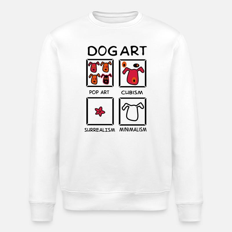 Hund - Stanley/Stella Unisex Bio-Sweatshirt ROLLER - Weiß