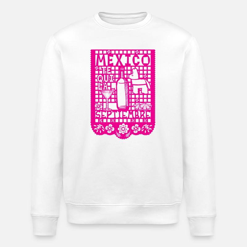 Konfetti - Stanley/Stella Unisex Bio-Sweatshirt ROLLER - Weiß