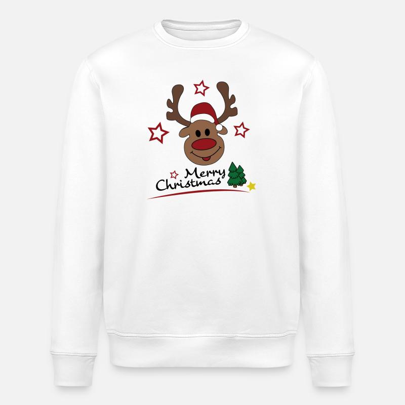 joyeux noel - Sweat bio ROLLER Stanley/Stella Unisexe - blanc