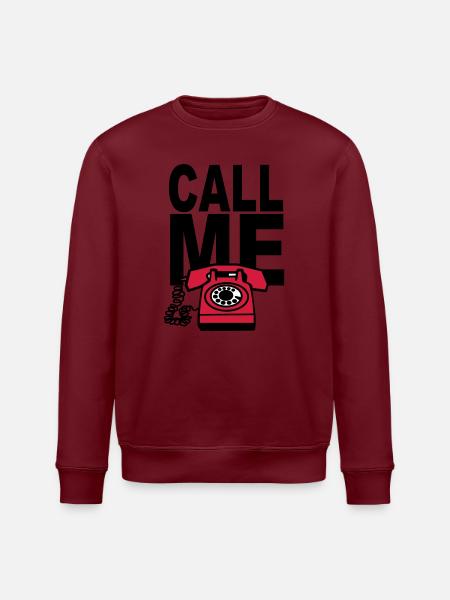 RUF MICH AN - Stanley/Stella Unisex Bio-Sweatshirt ROLLER - Weiß