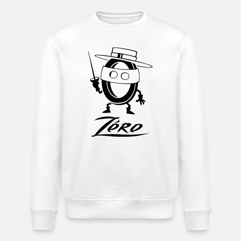 Super zéro flex - Sweat bio ROLLER Stanley/Stella Unisexe - blanc