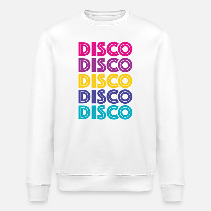 Disco Disco Disco - Sweat bio ROLLER Stanley/Stella Unisexe - blanc