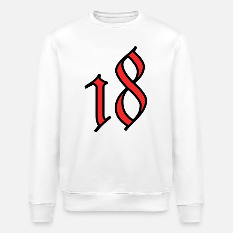 18 - Sweat bio ROLLER Stanley/Stella Unisexe - blanc