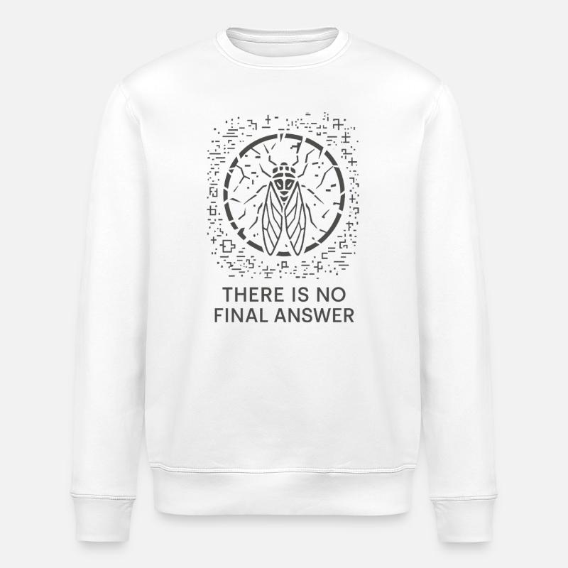 Cicada Infinite Cipher - Stanley/Stella Unisex Bio-Sweatshirt ROLLER - Weiß