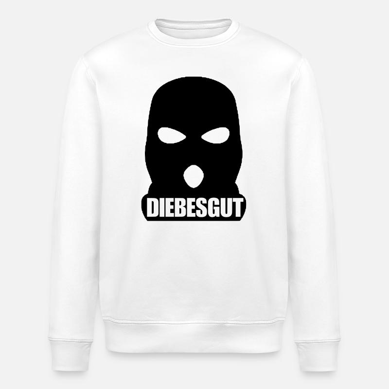 DIEBESGUT_LOGO - Sweat bio ROLLER Stanley/Stella Unisexe - blanc