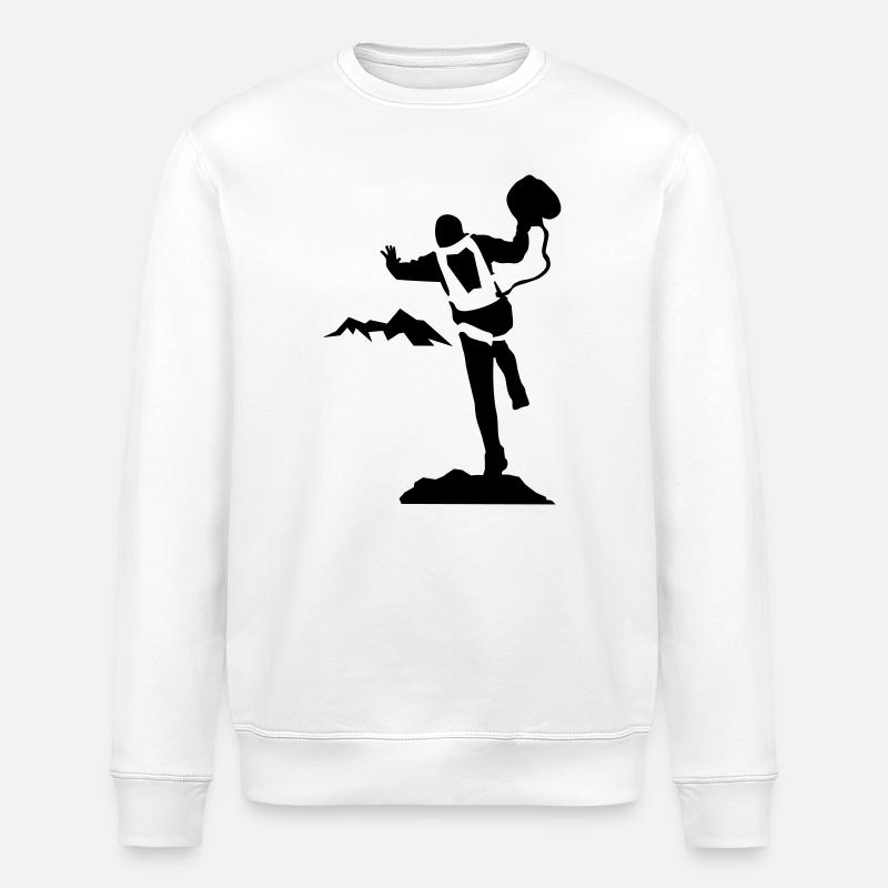 BASE jumping - Stanley/Stella Unisex Bio-Sweatshirt ROLLER - Weiß