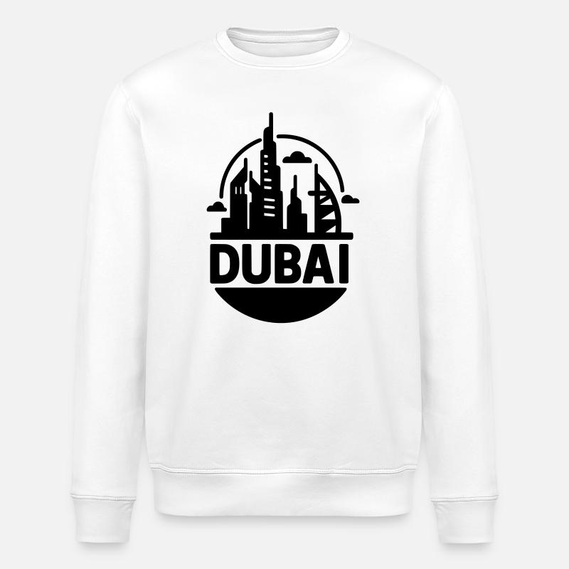 dubai silhouette  - Stanley/Stella Unisex Bio-Sweatshirt ROLLER - Weiß