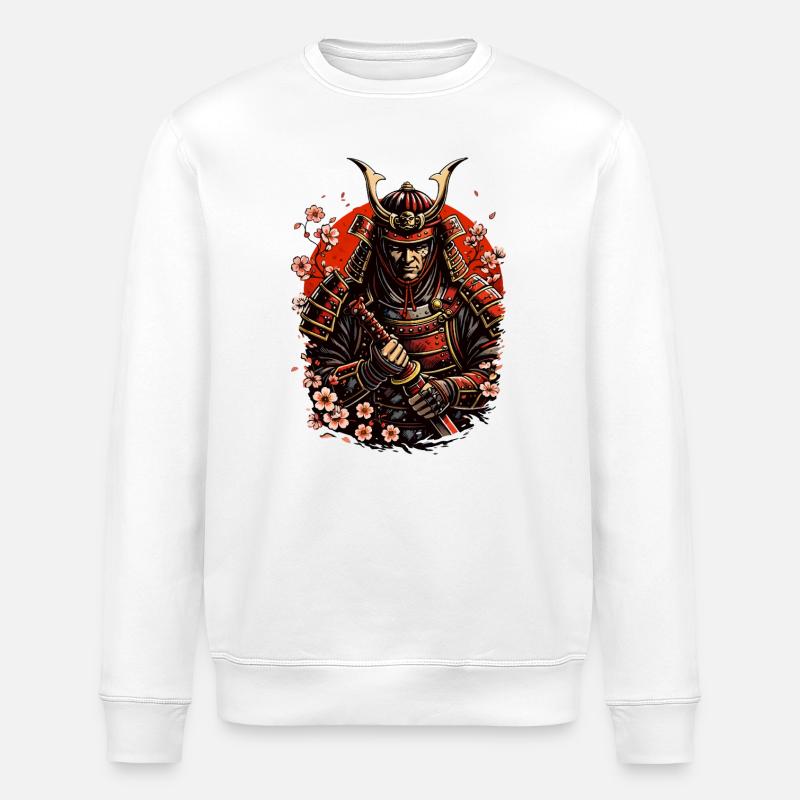 Guerrier samouraï - Sweat bio ROLLER Stanley/Stella Unisexe - blanc