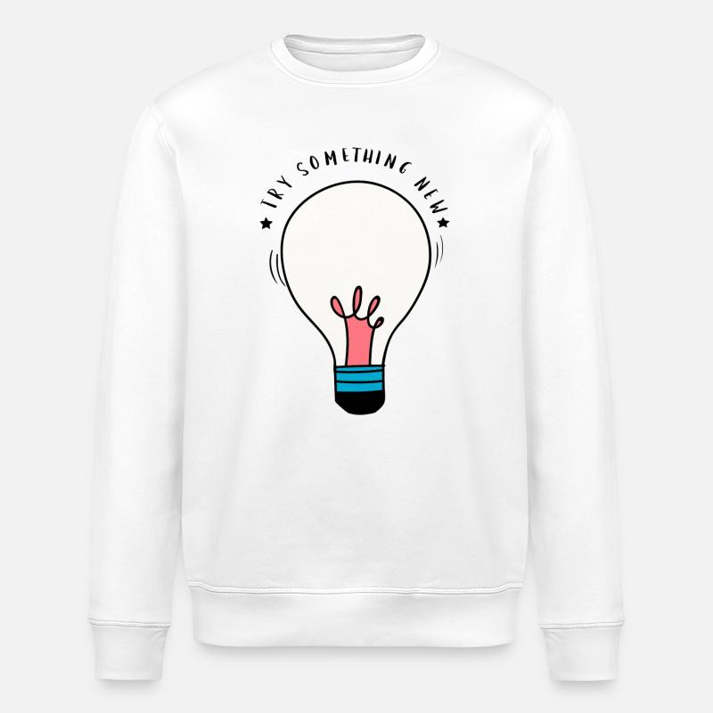 Lampe - Sweat bio ROLLER Stanley/Stella Unisexe - blanc