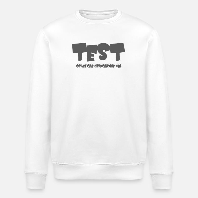 Testosteron - Stanley/Stella Unisex Bio-Sweatshirt ROLLER - Weiß