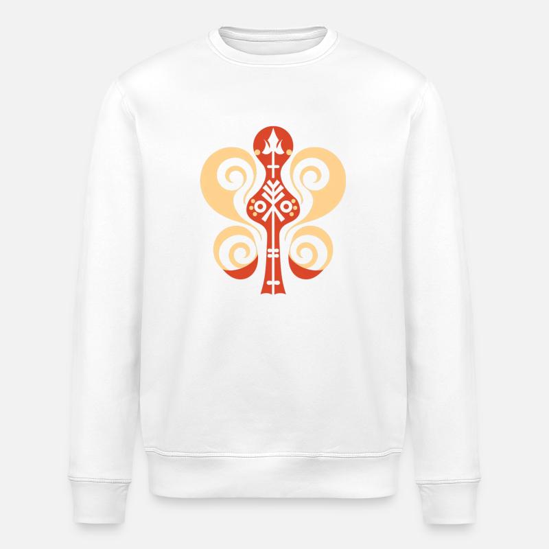 SYMBOLE NAT - Sweat bio ROLLER Stanley/Stella Unisexe - blanc