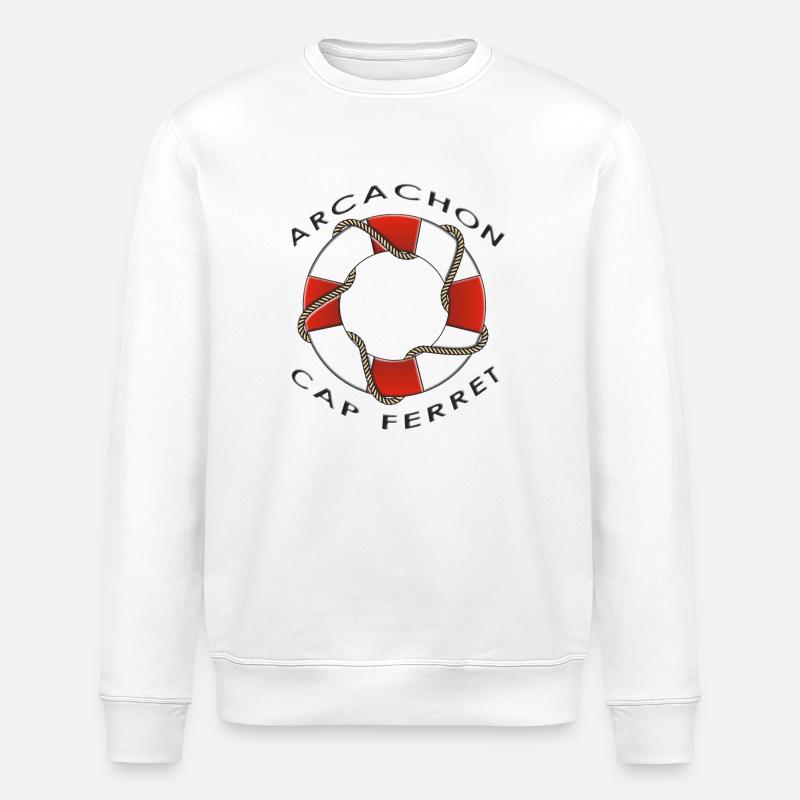 Rettungsring1 - Stanley/Stella Unisex Bio-Sweatshirt ROLLER - Weiß