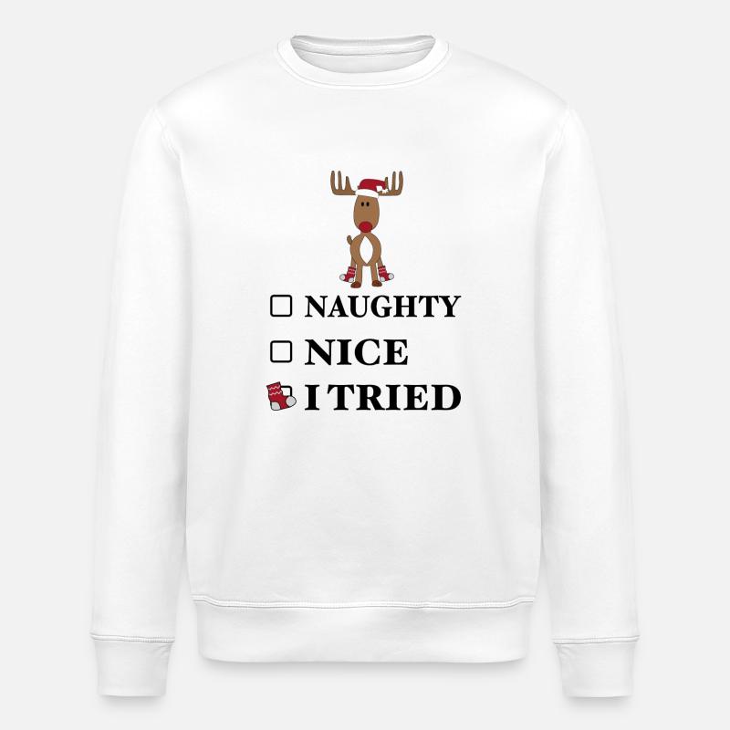 Weihnachten - Stanley/Stella Unisex Bio-Sweatshirt ROLLER - Weiß