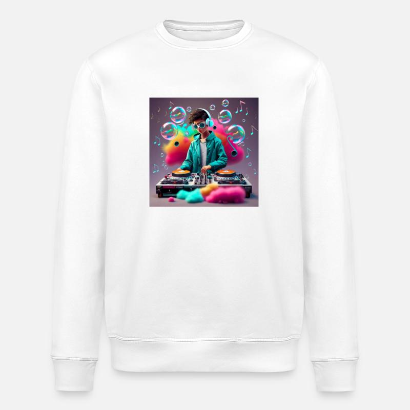 console - Stanley/Stella ROLLER Unisex Organic Sweatshirt - white