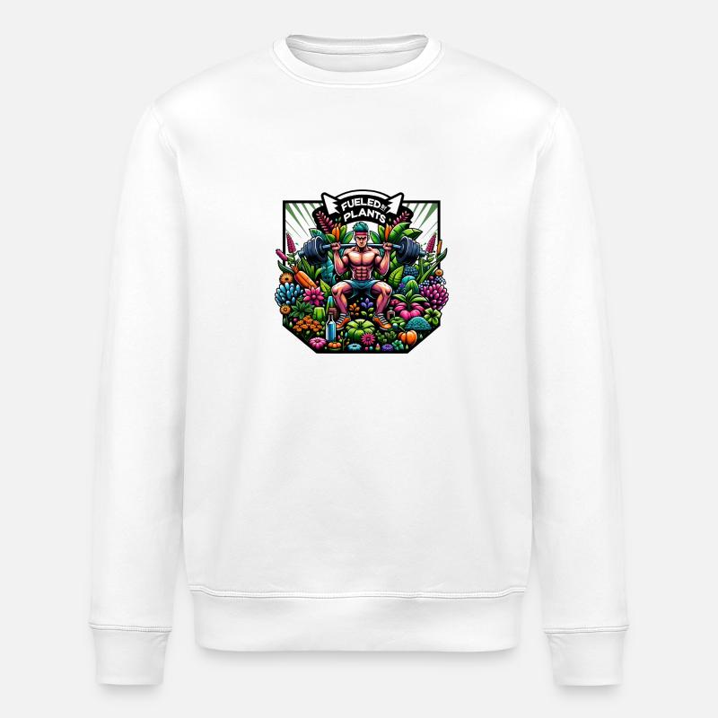 Alimenté par les plantes - Sweat bio ROLLER Stanley/Stella Unisexe - blanc