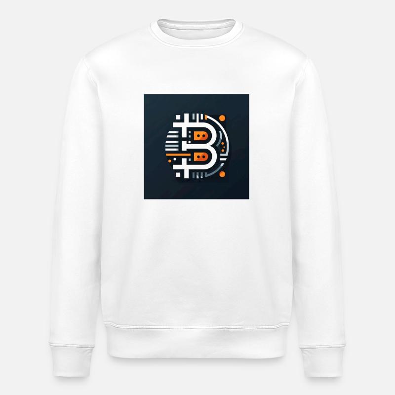 Bitcoin_Future - Stanley/Stella Unisex Bio-Sweatshirt ROLLER - Weiß