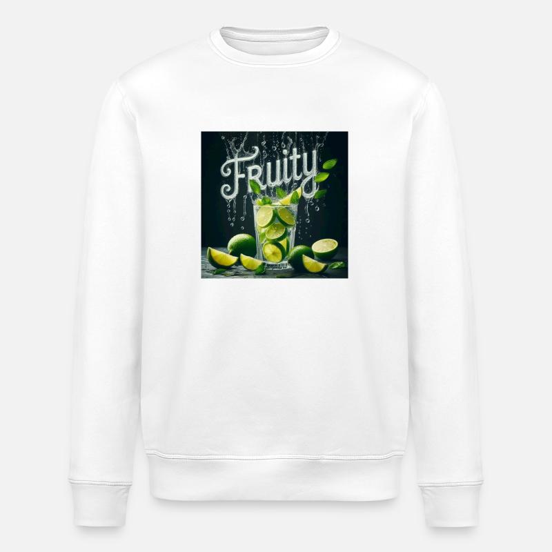 Fruchtig - Stanley/Stella Unisex Bio-Sweatshirt ROLLER - Weiß