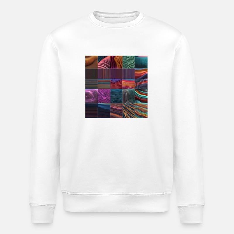 Linien - Stanley/Stella Unisex Bio-Sweatshirt ROLLER - Weiß