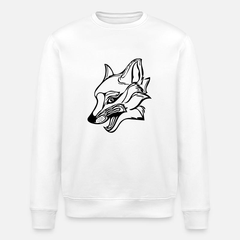 Fuchs - Stanley/Stella Unisex Bio-Sweatshirt ROLLER - Weiß
