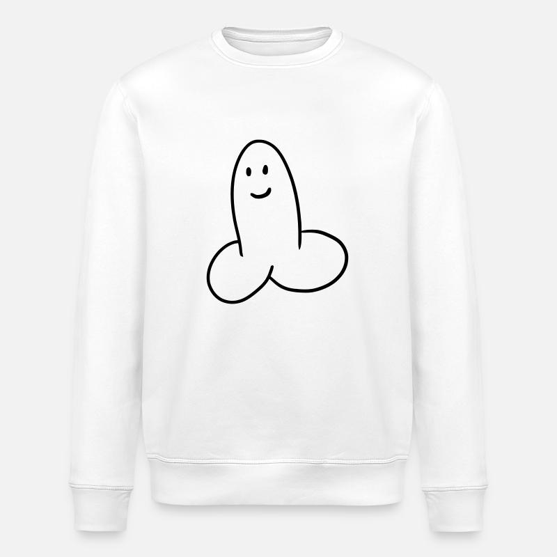 penis - Sweat bio ROLLER Stanley/Stella Unisexe - blanc