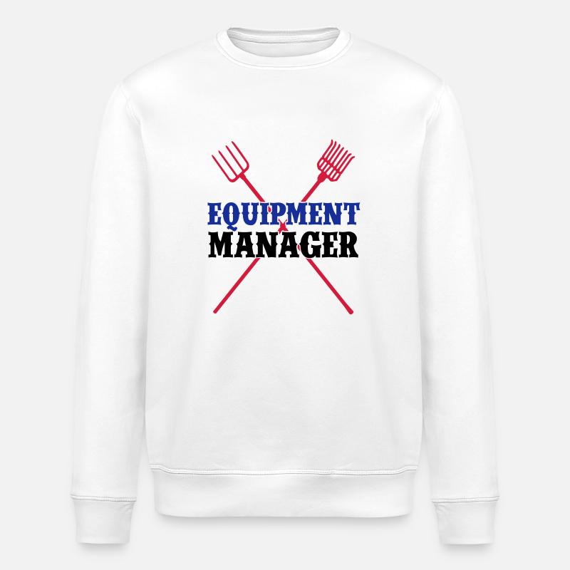 Equipment Manager 3C - Stanley/Stella Unisex Bio-Sweatshirt ROLLER - Weiß