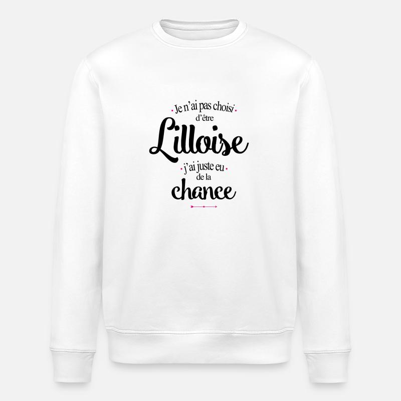 Lilloise - Sweat bio ROLLER Stanley/Stella Unisexe - blanc