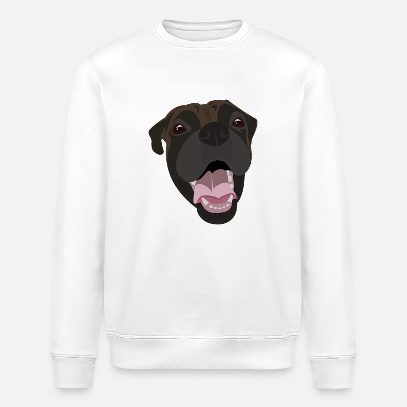 Boxer - Stanley/Stella ROLLER Unisex Organic Sweatshirt - white