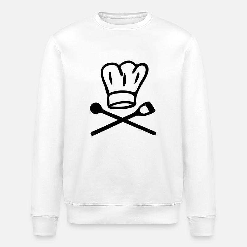 chef - Sweat bio ROLLER Stanley/Stella Unisexe - blanc